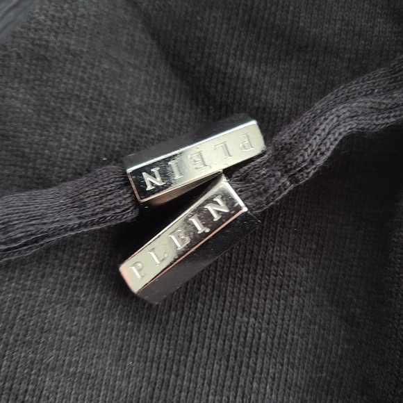 PHILIPP PLEIN 💀 Crystal Skull Print Joggers - US XL, Black/Silver - Picture 7 of 7